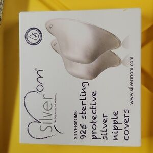 Silvermom 925 Sterling Protective Silver Nipple Covers